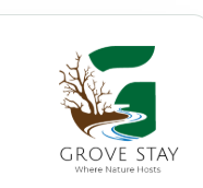 Grove Stay's new logo — grove and river folded into a single G